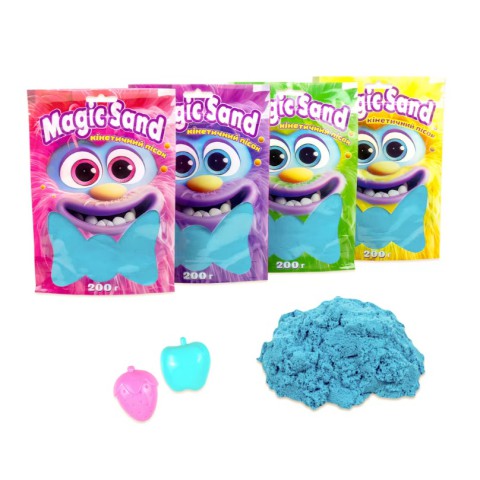 Кінетичний пісок Magic Sand, 39401-3, блакитний, 0.2 кг