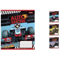 Зошити учнівські 24 аркуша клітинка. 1В Auto show, 20 шт. в упаковці