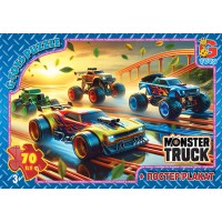 Пазли G-Toys Монстер траки, 70 елементів, MT184