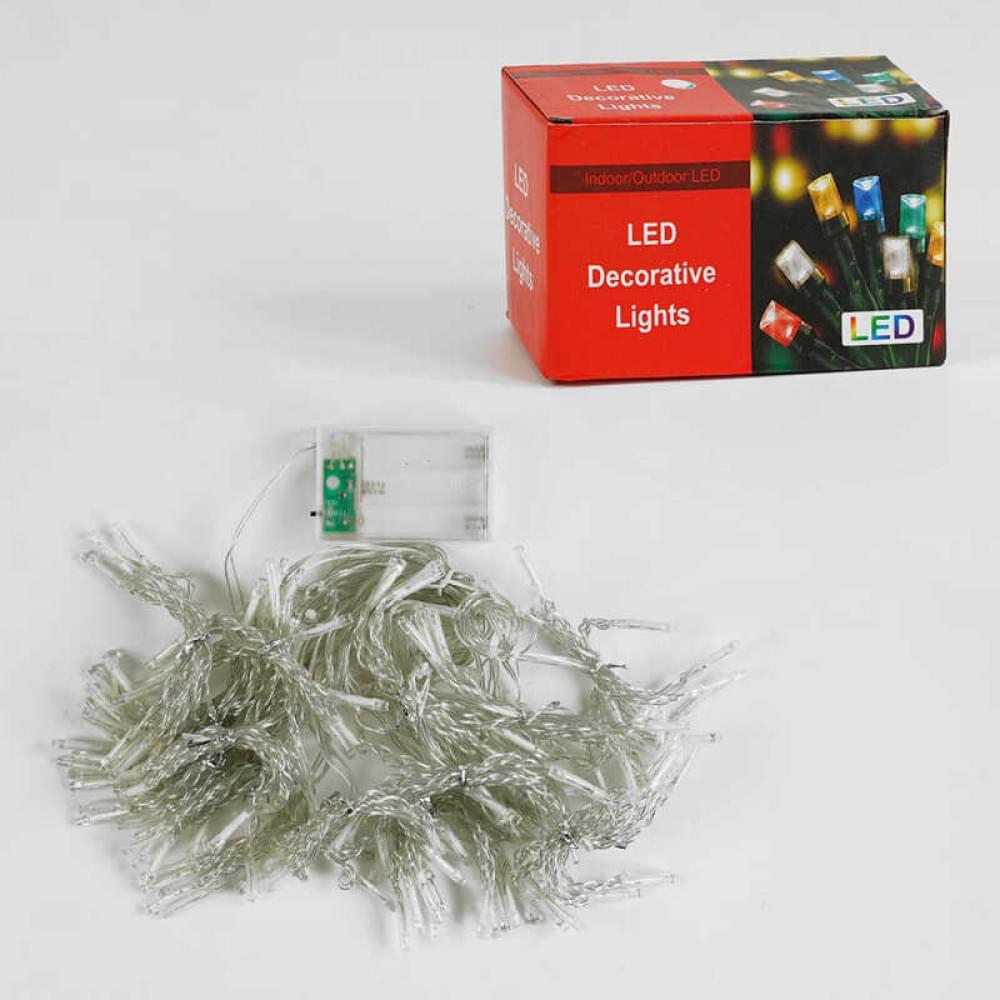 Гірлянда штора 180 лампочок 3х0,75 метрів від USB біле світло 8 режимів C61481