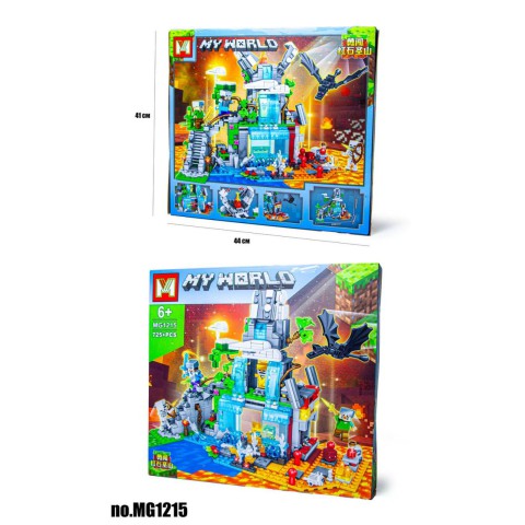 Конструктор дитячий Minecraft My World, MG1215, 725 деталей
