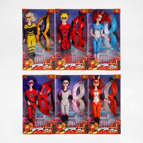 Лялька Герой Леді Баг, 2274-2, 30 см, з маскою (В асортименті)