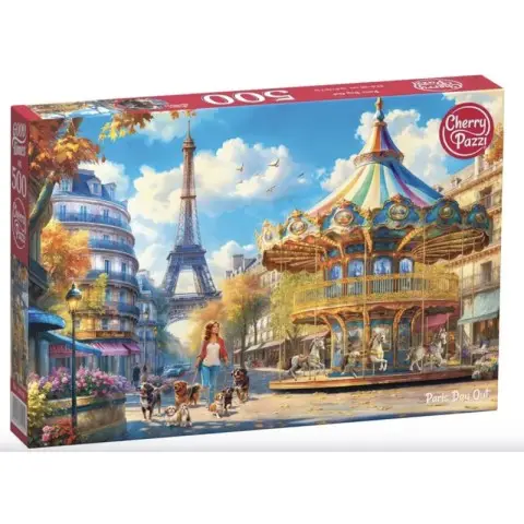 Пазли CherryPazzi Прогулянка Парижем, 500 елементів, 34.5x50 см, 20210
