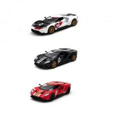 Модель легкова ford gt (heritage edition) 5'' kt5448w метал. Інерція відкр. Дв. 3кол. Коробка