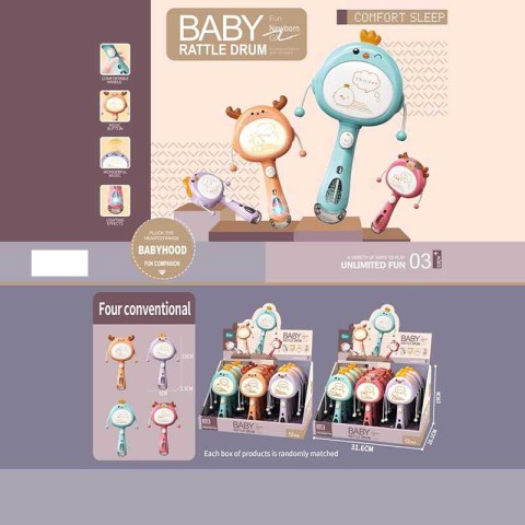 Брязкальце, колотушка, 12 шт.