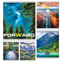 Зошити учнівські 48 аркушів клітинка Тверда Природа, 10 шт. в упаковці