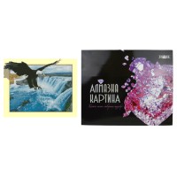 Алмазна картина Орел і водоспад FT30073, 40x50 см