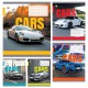 Зошити учнівські 18 аркушів клітинка Тверда ТЕ21206 Авто, 20 шт. в упаковці