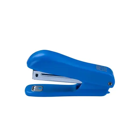 Степлер пластиковий круглий, до 10 аркушів, скоби №10, Jobmax, синій