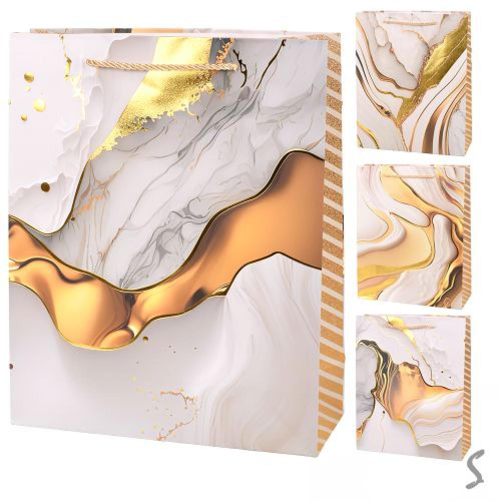 Пакет подарунковий паперовий S "Luxury" 18*23*10см R34642-S, ціна за 6 шт. /720/