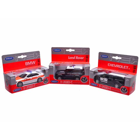 Машина Welly Police 1:34-39 (в асортименті) K49720G-Police