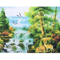 Алмазна мозаїка Водоспад 30×40 см 60759