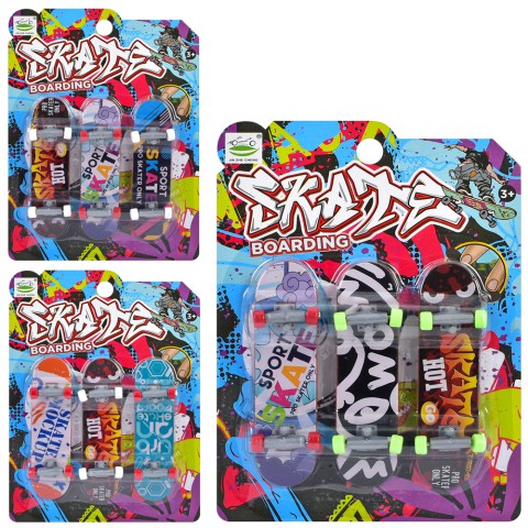 Набір фінгербордів, 3 міні-скейти 9.5 см (В асортименті)