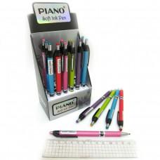 Ручка масло автомат. "Piano" синя 165-C-PB
