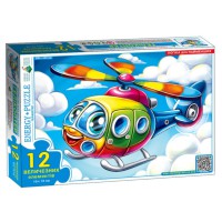 Гра-пазл Енергія+ Гелікоптер, 12 елементів