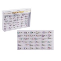 Набір дитячих каблучок металевих 36 шт у коробці FG231110060P