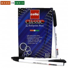 Ручка Cello Original "Classic" черная 0,7 мм 50/box, ціна за 50 шт. //
