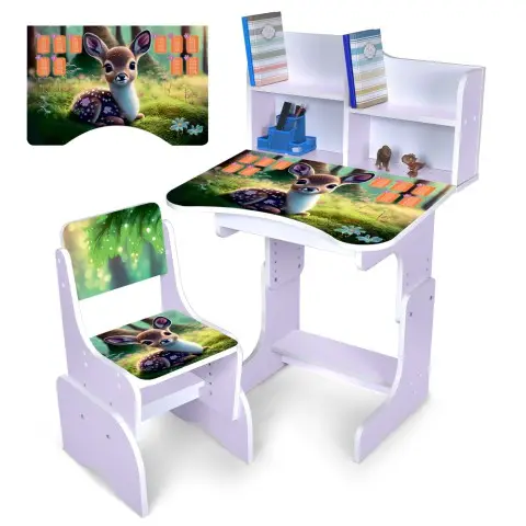 Парта зі стільчиком, Оленя, таблиця множення, N2071-3-6
