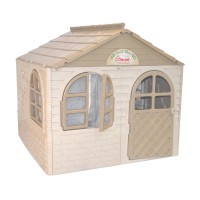 Дитячий ігровий будиночок зі шторками Фламінго 129×129×120 см 02550/m02eco