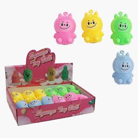 Антистрес Лабуба, 7.5x6x11 см, петелька, кулька, підсвічування, C71391 (В асортименті)