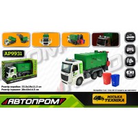 Машина Сміттєвоз АВТОПРОМ світло звук (в асортименті) AP9931