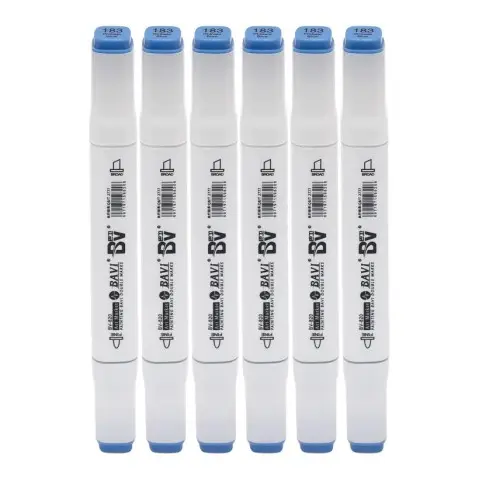 Скетч-маркер двухсторонний №183, на спиртовой основе, 10 шт.