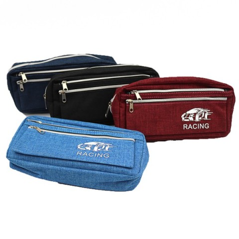 Пенал Racing, 3 відділення, 21x9x4.5 см, 04J-P (В асортименті)