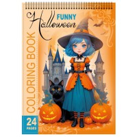 Розмальовка з наліпками, 24221, 12 аркушів, А4