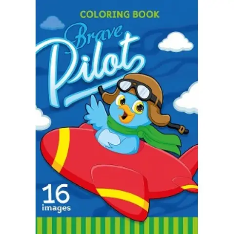 Книга Розфарбовка, 80 г, 148x210 мм, 16 аркушів, А5, скоба, диз. 22171