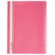 Швидкозшивач пластиковий, А4, PP, рожевий, 6 шт.