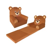 Крісло трансформер Ведмедик, коричневий