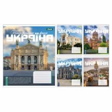 А5/24 лін. 1B Amazing Ukraine, зошит учнівський шкільний, ціна за 20 шт. //