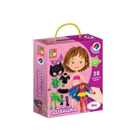 Магнітна гра-одягалка модниці, Vladi Toys, VT3702-04