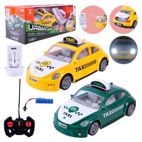 Машина на радіокеруванні, таксі, акумулятор, USB-зарядка, 35x13.2x12.9 см, KS-28Y (В асортименті)