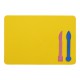 Дощечка для пластиліну, 2 стека, жовта