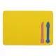 Дощечка для пластиліну, 2 стека, жовта