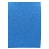 Фоаміран EVA 1,7 мм Блакитний флуоресцентний глітер A4 10 листів 17F-006