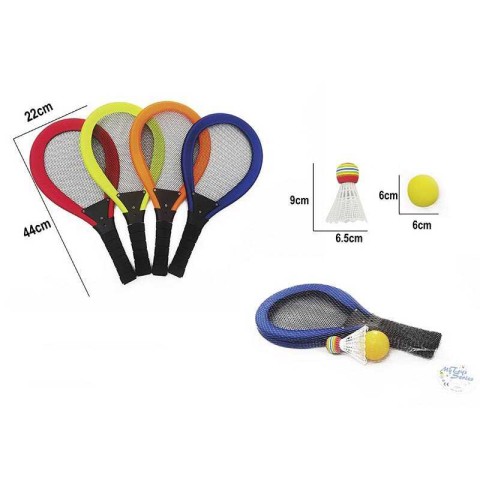 Набір ракеток з воланом та м’ячем 201, 44x22 см (В асортименті)