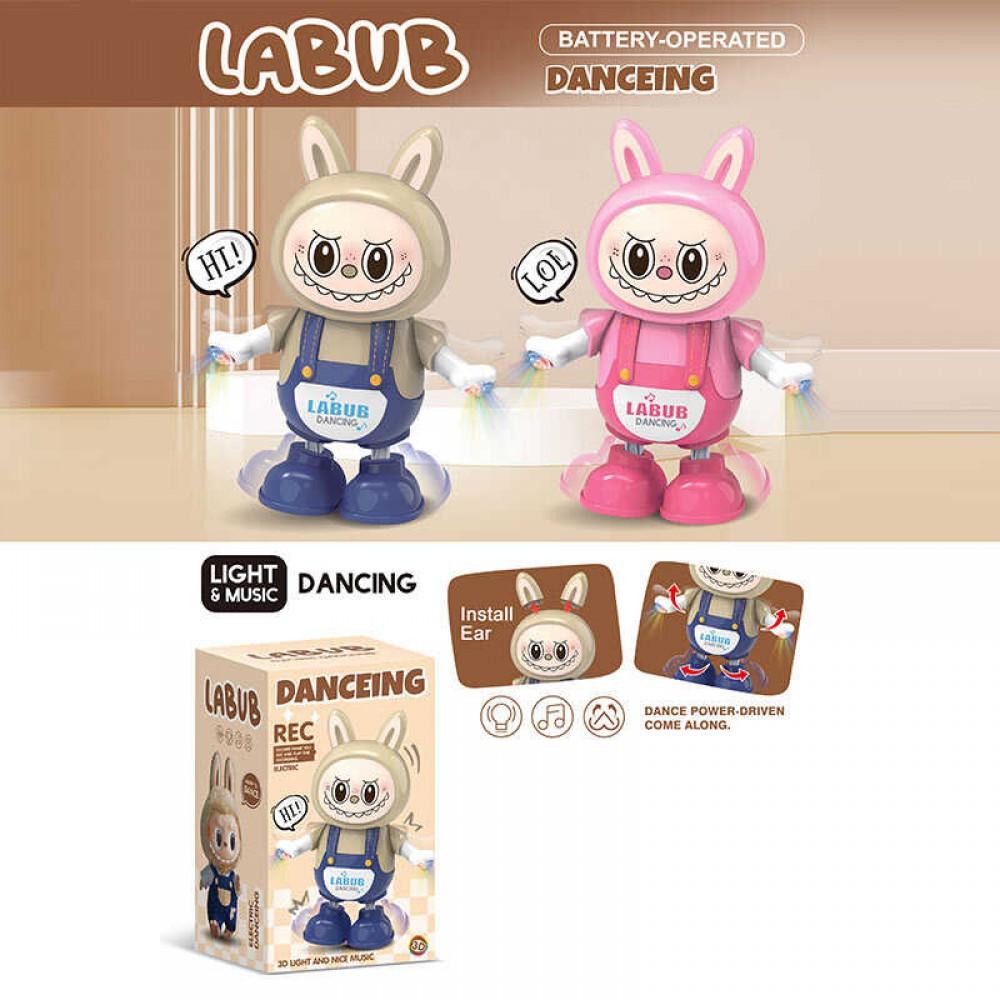Музичний герой "LABUBU" 2 кольори, в кор. 20х12х11см /96-2/