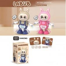 Музичний герой "LABUBU" 2 кольори, в кор. 20х12х11см /96-2/
