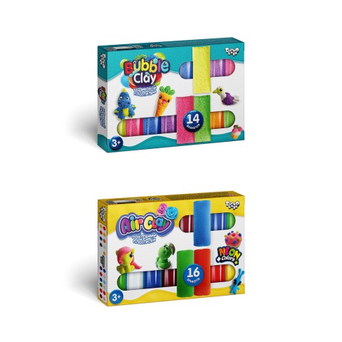 Набір для творчості Bubble Clay, 14 шт., Danko Toys