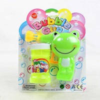 Пістолет з мильними бульбашками Жабка, механічний, з мильним розчином