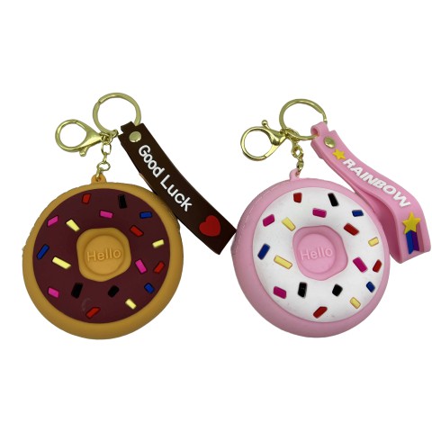 Гаманець силіконовий Донат, 9 см