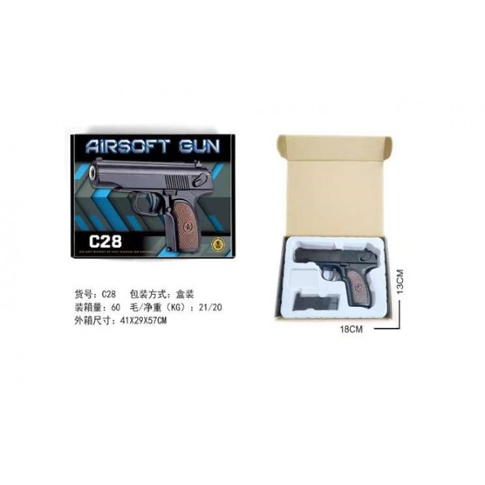 Пістолет мет. кульки, у кор. 18*13*3 см /60/
