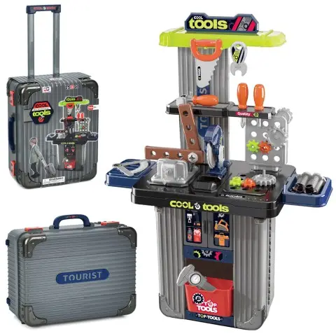 Стіл з інструментами 48×24×66 см 2в1 чемодан набір інструментів 008-102A