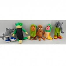 Аксесуар для сумки IB, брелок (від 17см), монстр (від 13см), плюш, 6 видів /120/