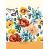 Блокнот, 145x197 мм, 55 г/м², 48 аркушів, інтегральна палітурка, матова ламінація 23143