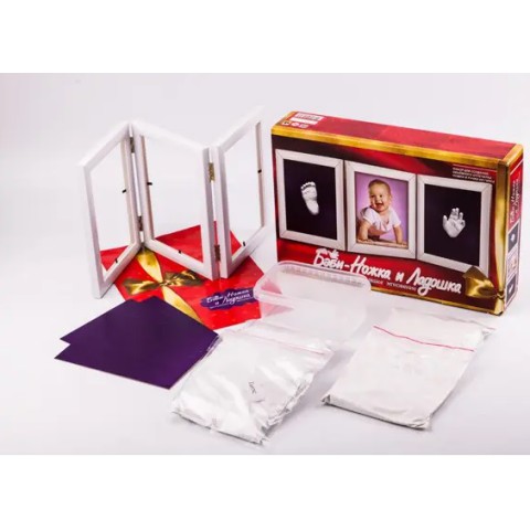 Набір для творчості Відбиток ніжка та долоня, Danko Toys, БНЛ-01