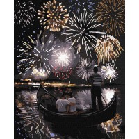 Набір для розпису по номерах Романтична Венеція, 40x50 см, КНО4850