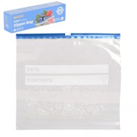 Пакет-слайдер Zip-Lock для зберігання продуктів 20 шт 23×25 см R34927-M